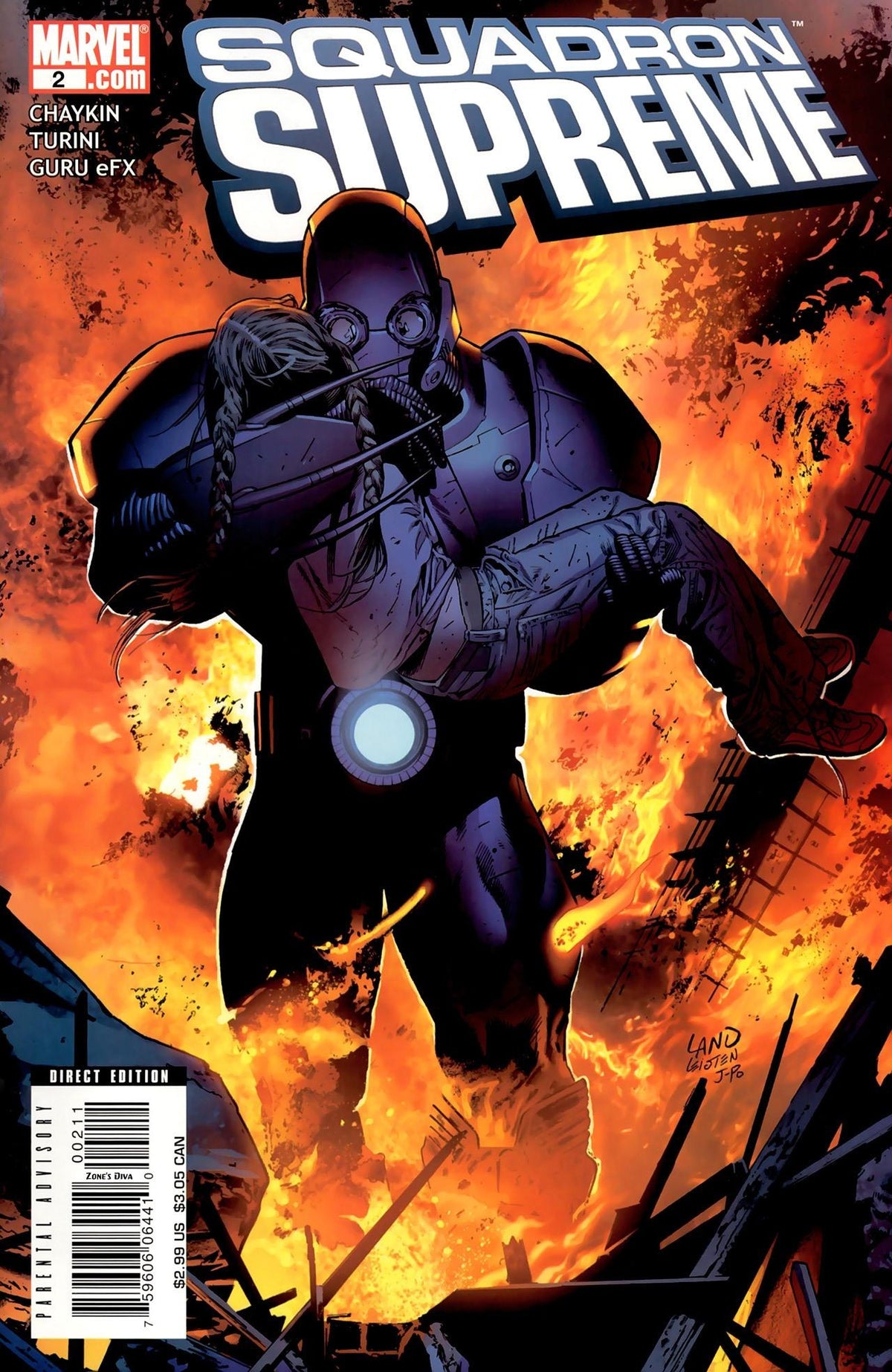 Squadron Supreme #2 CVR A Marvel 2008 VF