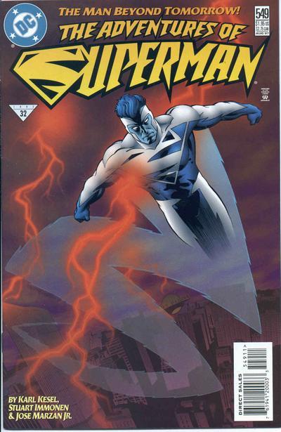 Adventures of Superman #549 CVR A DC Comics 1997 FN