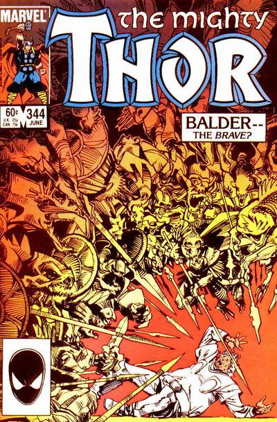 Thor #344 CVR A Marvel 1984 FN