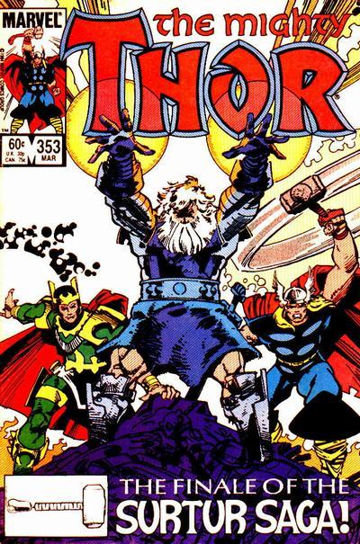 Thor #353 CVR A Marvel 1985 FN