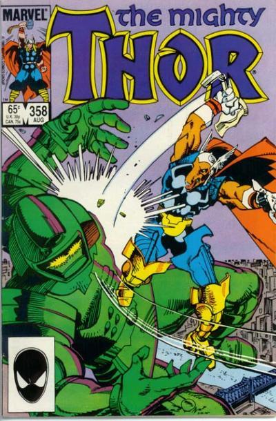 Thor #358 CVR A Marvel 1985 FN