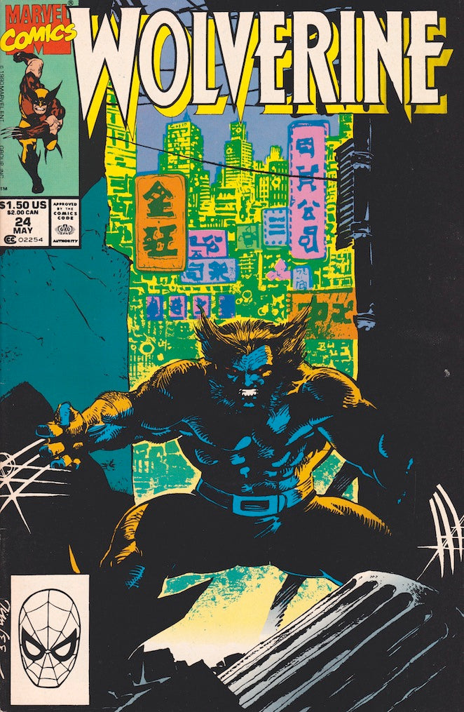 Wolverine #24 CVR A Marvel 1990 FN