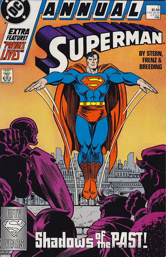 Superman Annual #2 CVR A DC Comics 1988 FN