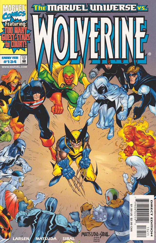 Wolverine #134 CVR A Marvel 1999 FN