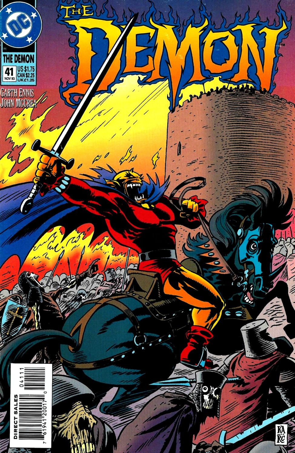 The Demon #41 CVR A DC Comics 1993 VF
