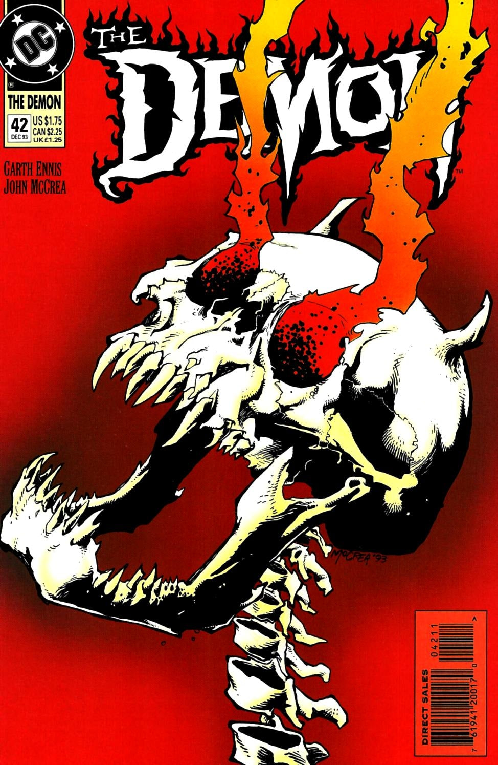 The Demon #42 CVR A DC Comics 1993 VF