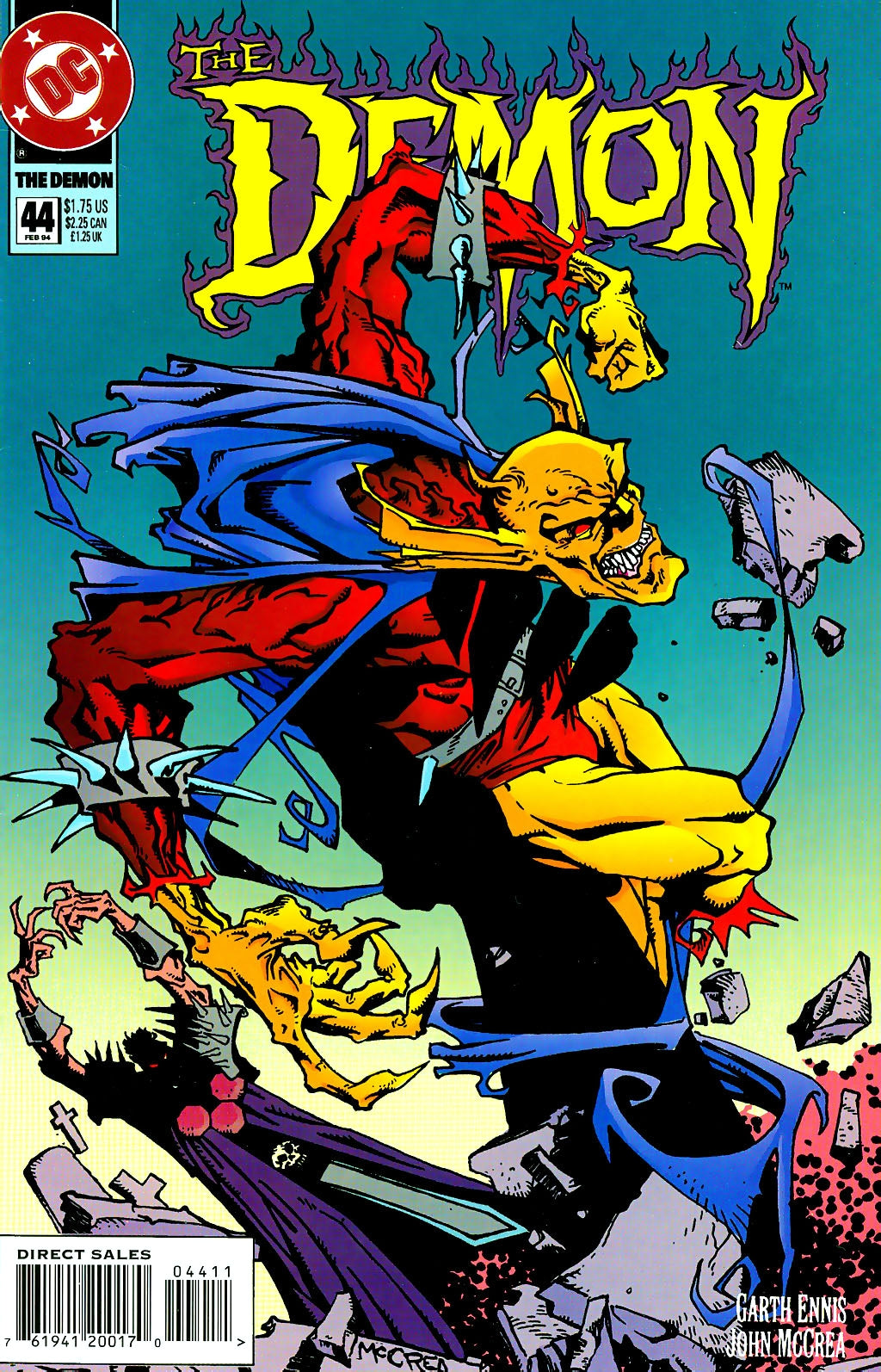 The Demon #44 CVR A DC Comics 1994 FN