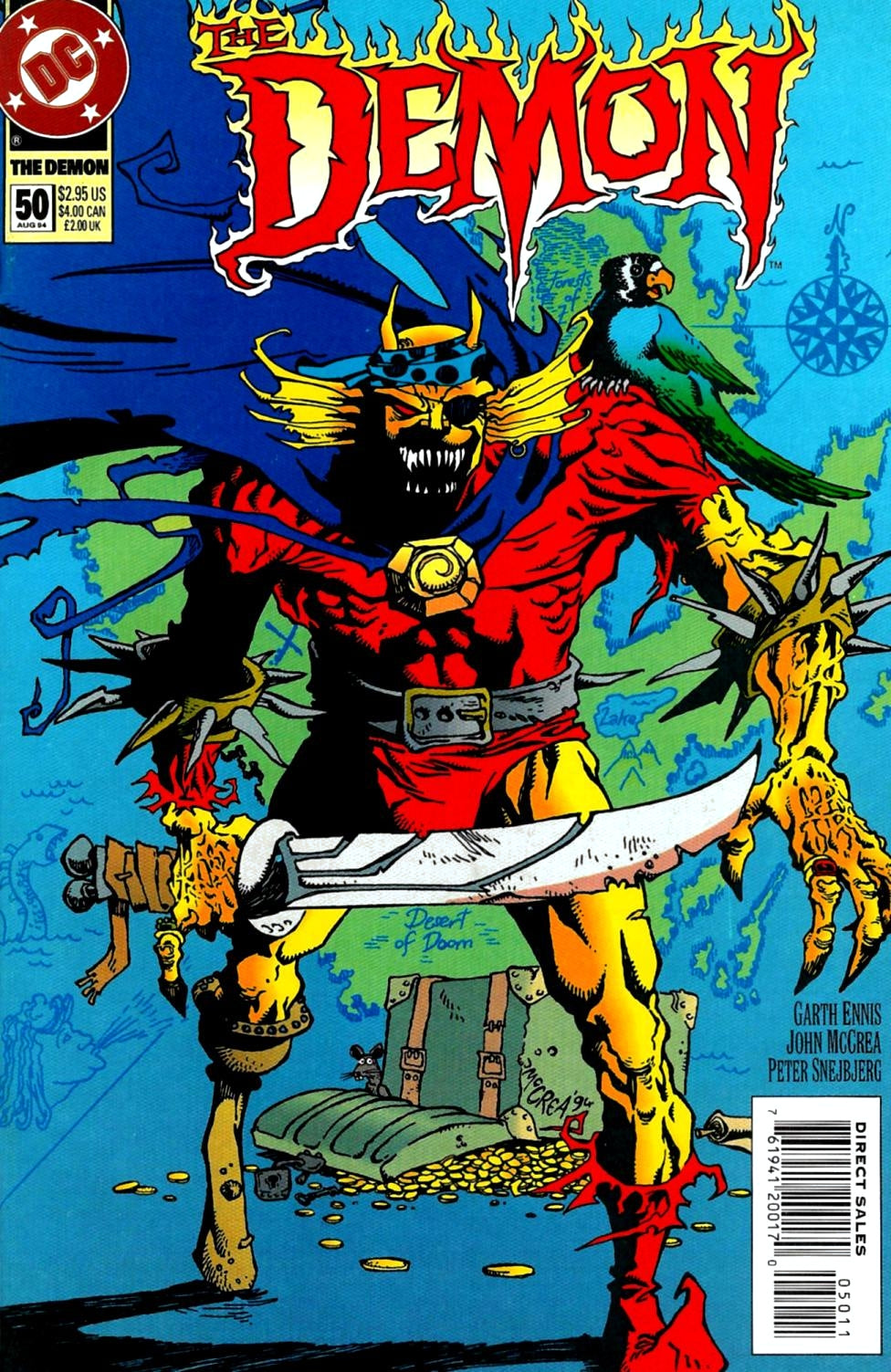 The Demon #50 CVR A DC Comics 1994 VF