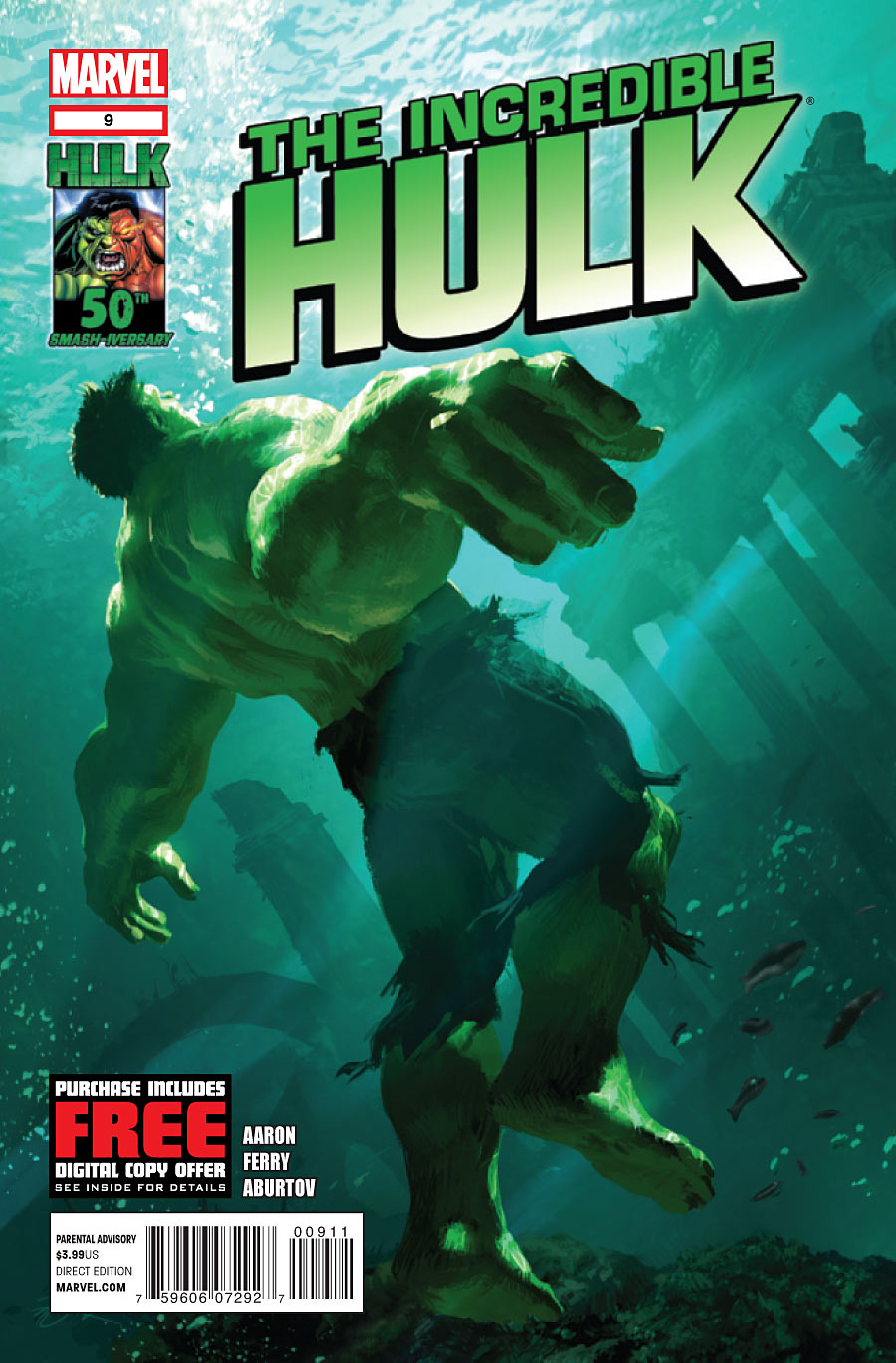 Incredible Hulk #9 CVR A Marvel 2012 VF