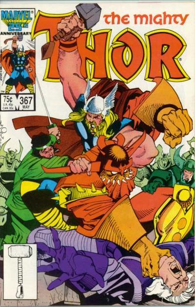 Thor #367 CVR A Marvel 1986 FN