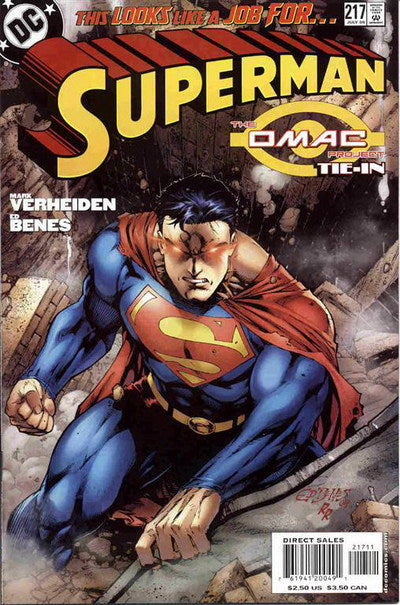 Superman #217 CVR A DC Comics 2005 VG
