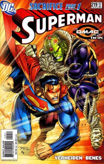 Superman #219 CVR A DC Comics 2005 VG