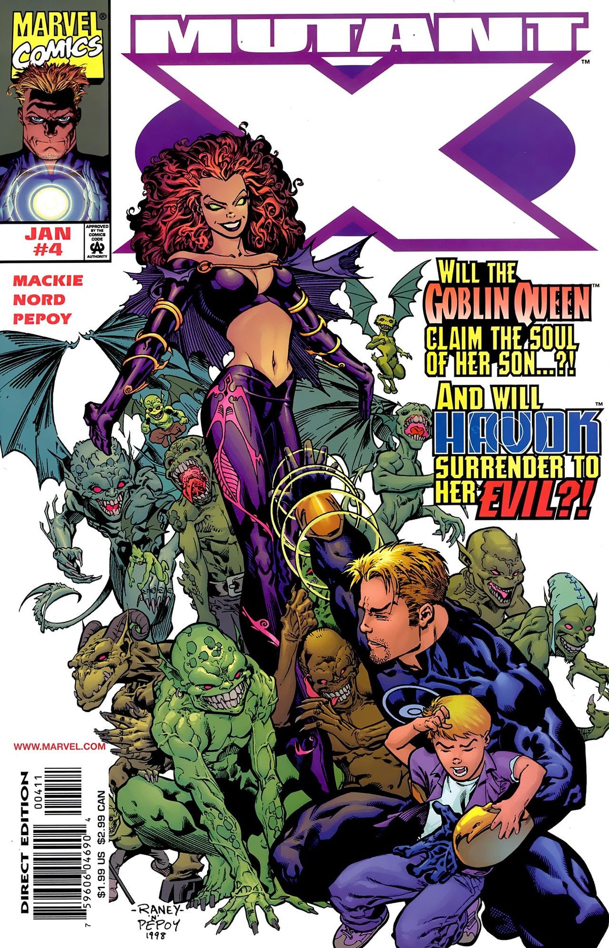 Mutant X #4 - CVR A (FN)