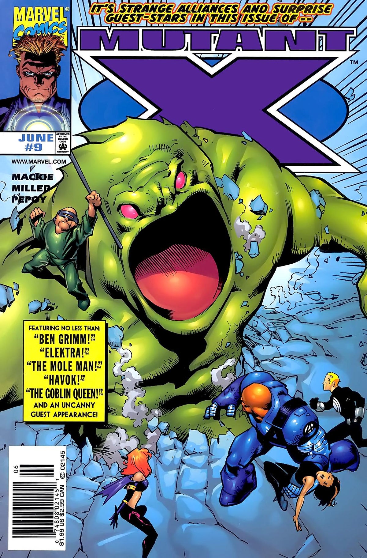 Mutant X #9 - CVR A (FN)