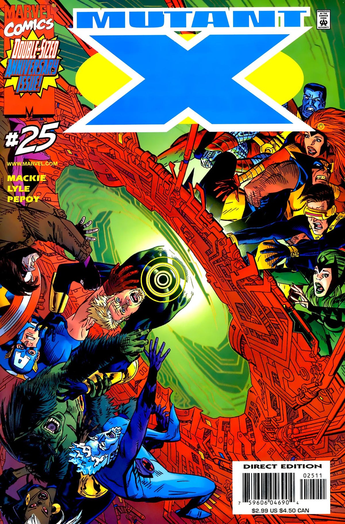 Mutant X #25 - CVR A (FN)