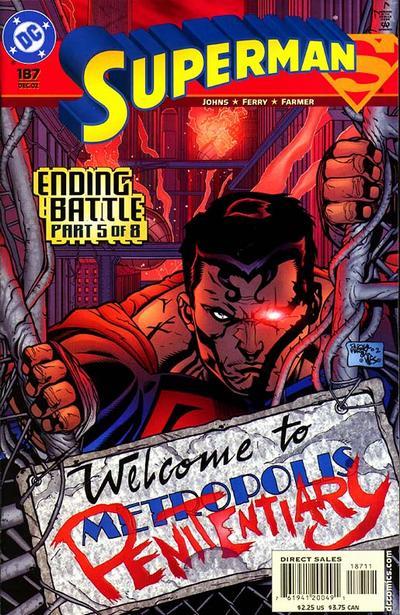 Superman #187 CVR A DC Comics 2002 VG