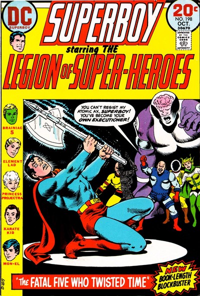 Superboy #198 CVR A DC Comics 1973 FN