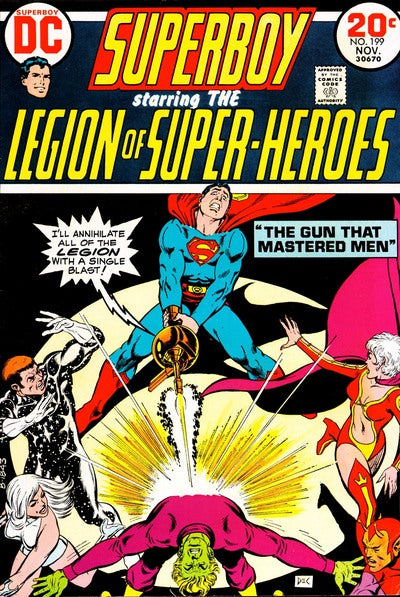 Superboy #199 CVR A DC Comics 1973 FN