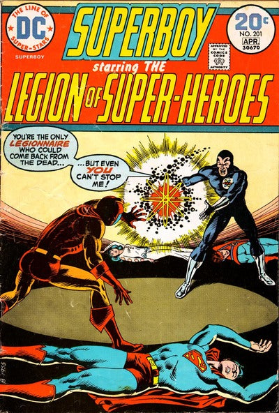 Superboy #201 CVR A DC Comics 1974 FN