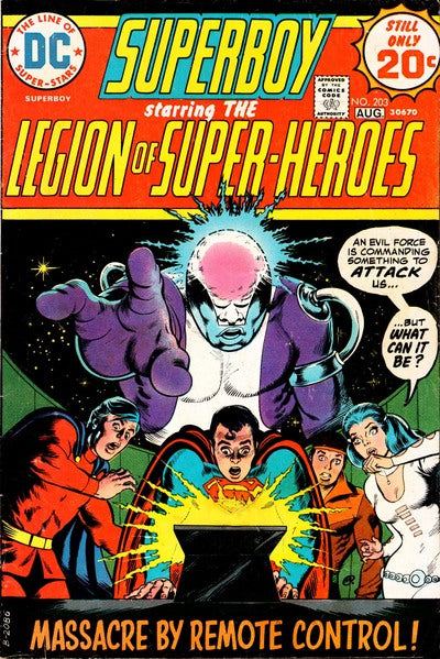 Superboy #203 CVR A DC Comics 1974 FN