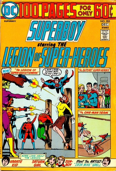 Superboy #205 CVR A DC Comics 1974 FN