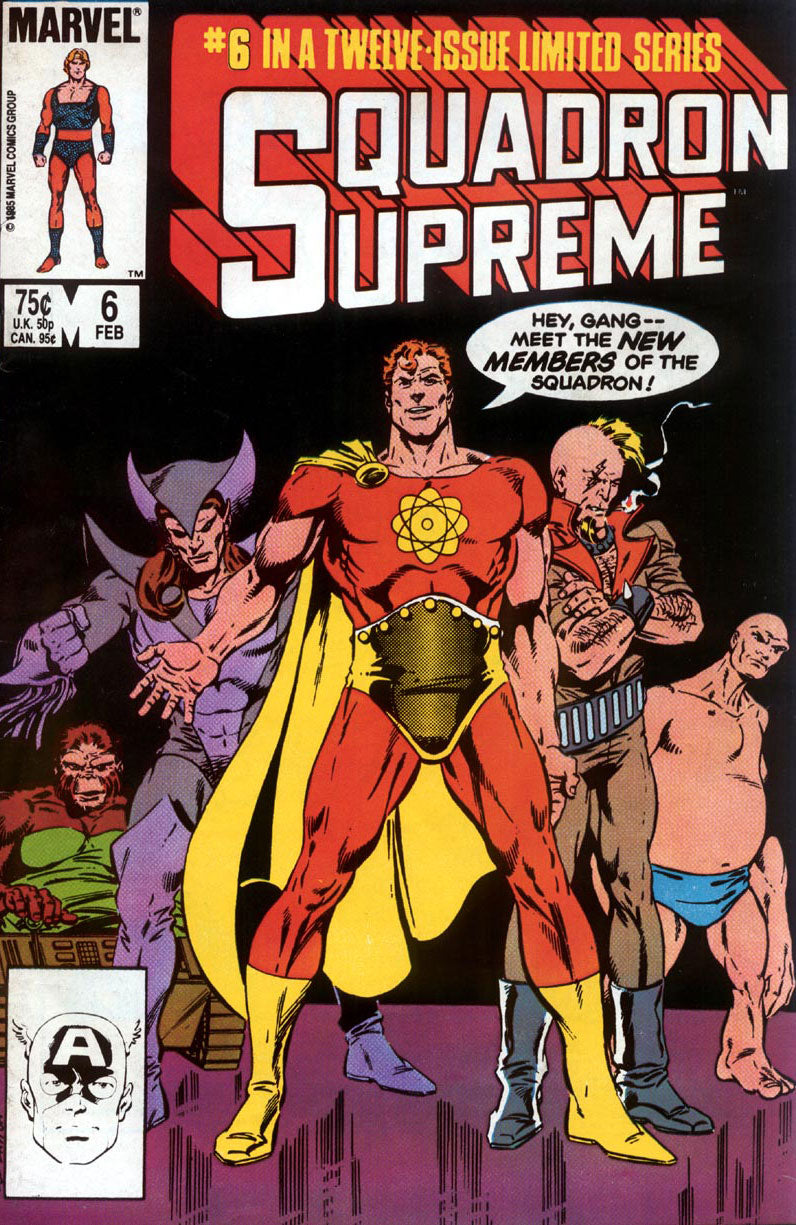 Squadron Supreme #6 CVR A Marvel 1986 FN