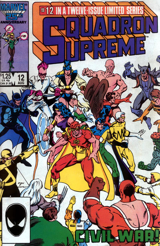 Squadron Supreme #12 CVR A Marvel 1986 FN