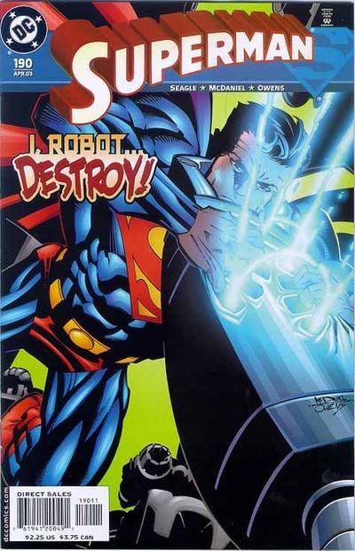 Superman #190 CVR A DC Comics 2003 VG