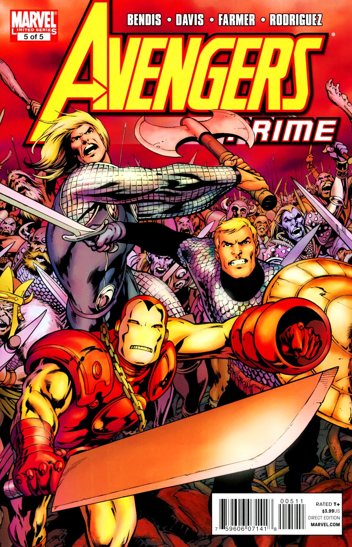 Avengers: Prime #5 CVR A Marvel 2011 VF