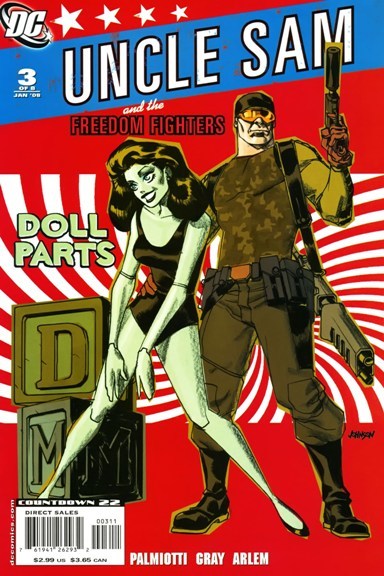 Uncle Sam and the Freedom Fighters #3 CVR A DC Comics 2008 FN