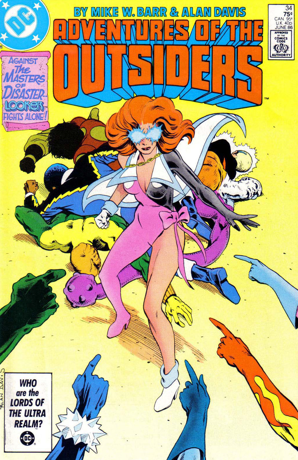 Adventures of the Outsiders #34 CVR A DC Comics 1986 FN