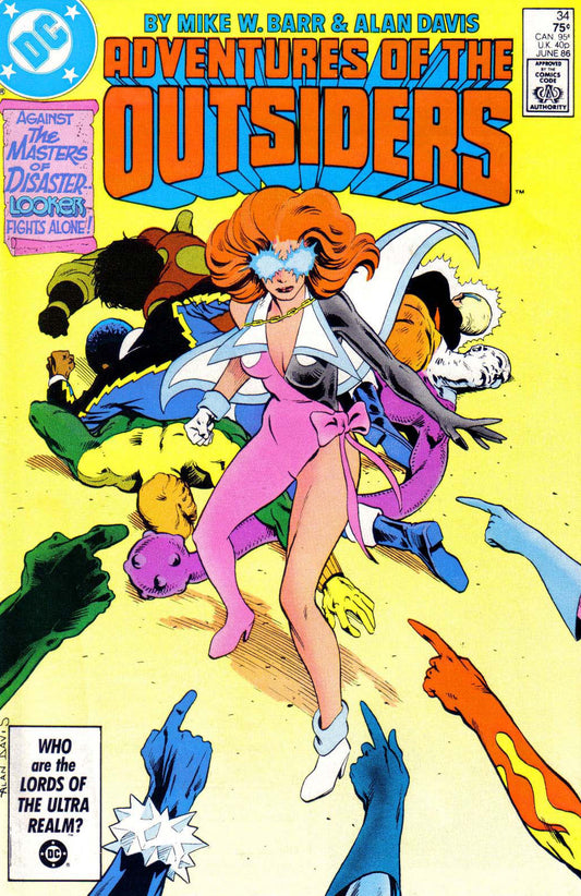Adventures of the Outsiders #34 CVR A DC Comics 1986 FN