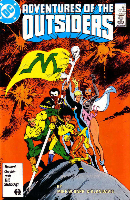 Adventures of the Outsiders #33 CVR A DC Comics 1986 FN
