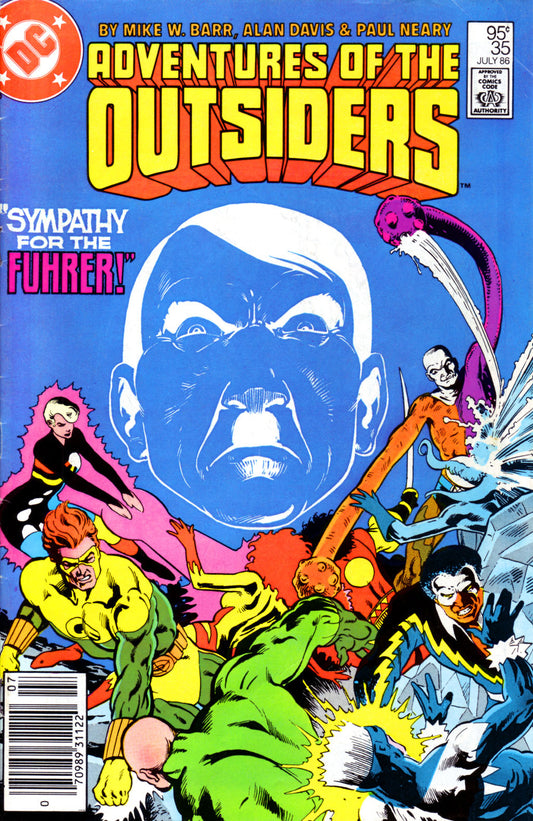 Adventures of the Outsiders #35 CVR A DC Comics 1986 FN