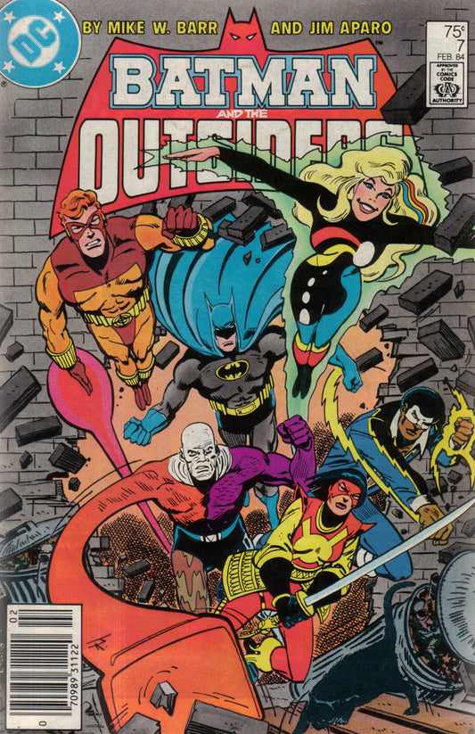 Batman and the Outsiders #7 CVR A DC Comics 1984 FN