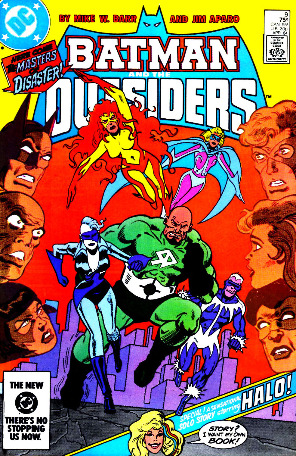 Batman and the Outsiders #9 CVR A DC Comics 1984 FN