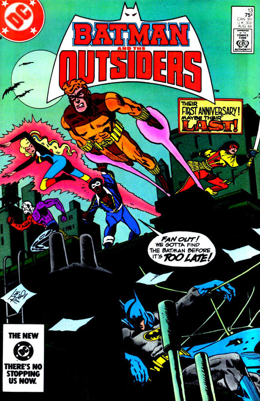 Batman and the Outsiders #13 CVR A DC Comics 1984 FN
