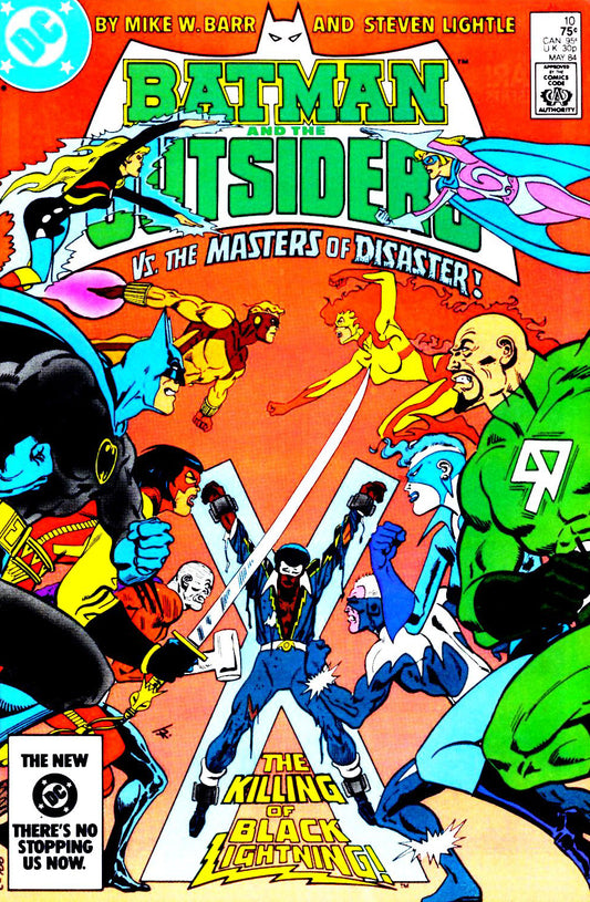 Batman and the Outsiders #10 CVR A DC Comics 1984 FN