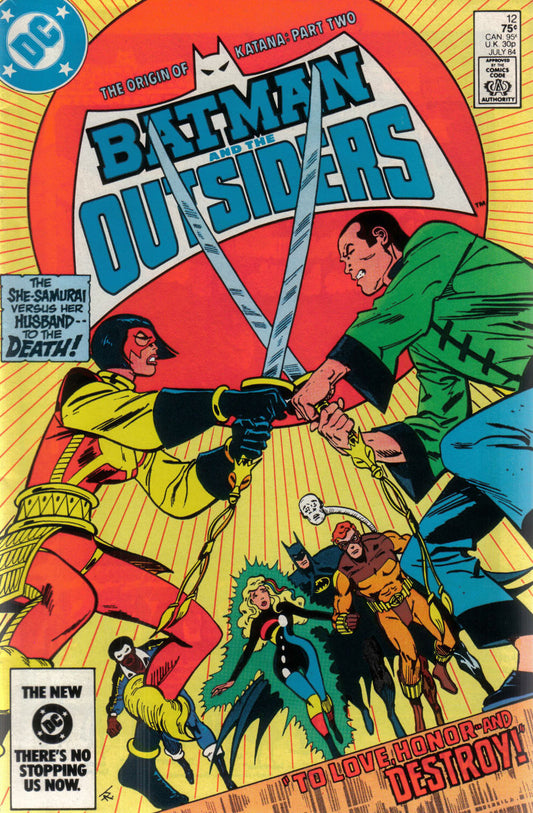 Batman and the Outsiders #12 CVR A DC Comics 1984 FN