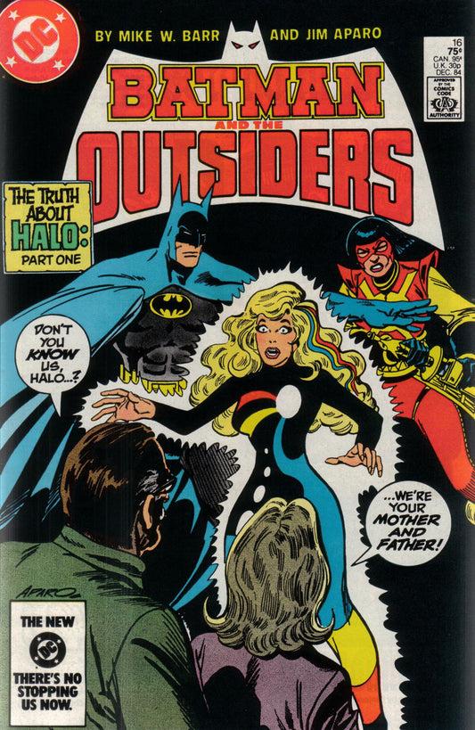 Batman and the Outsiders #16 CVR A DC Comics 1984 FN