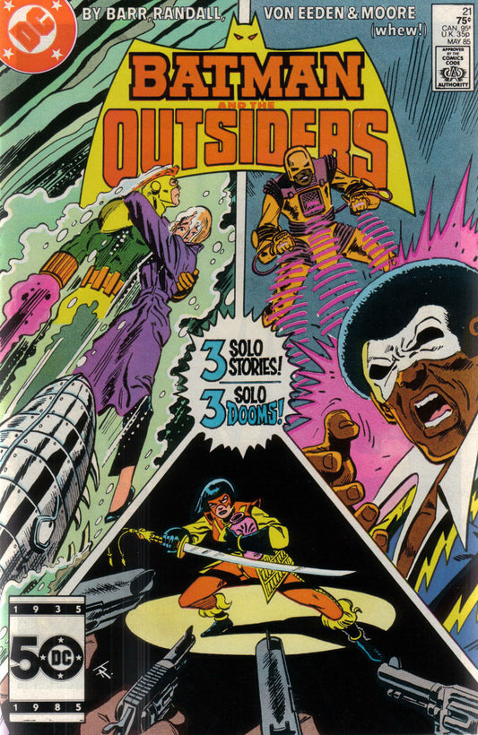 Batman and the Outsiders #21 CVR A DC Comics 1985 FN