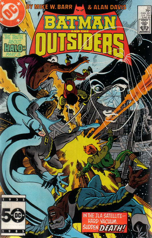 Batman and the Outsiders #22 CVR A DC Comics 1985 FN