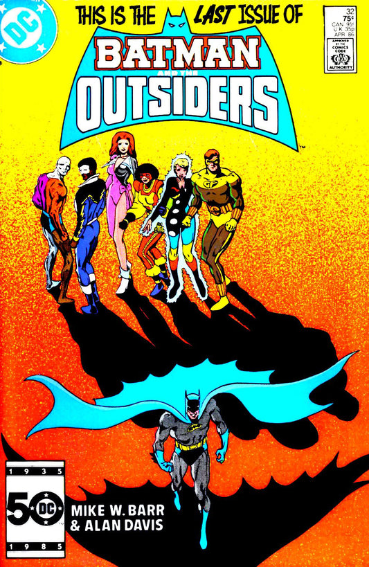 Batman and the Outsiders #32 CVR A DC Comics 1986 FN