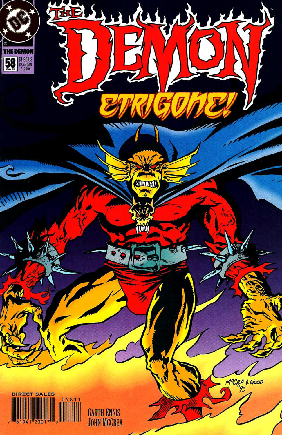 The Demon #58 CVR A DC Comics 1995 VF