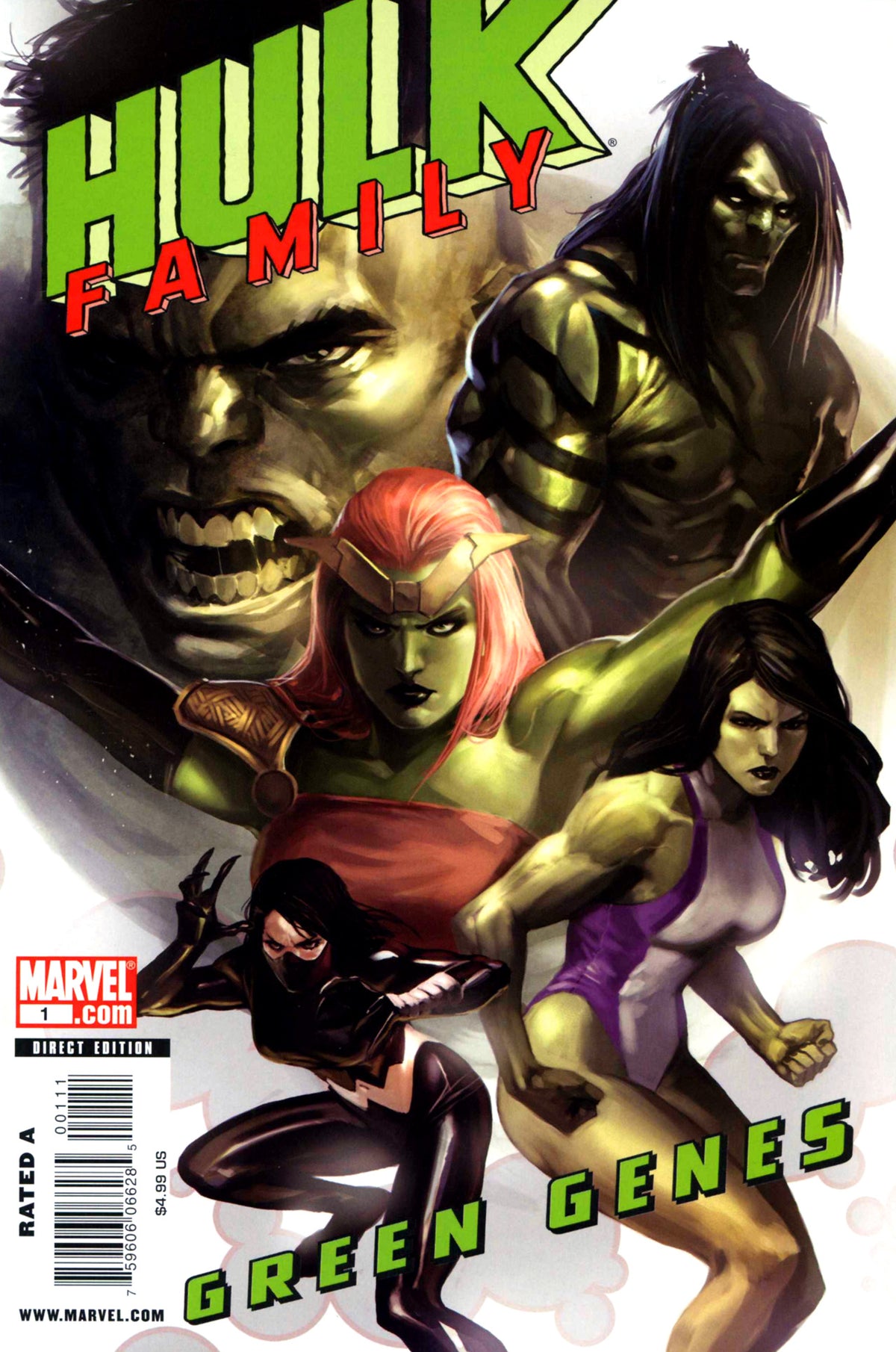 Hulk Family: Green Genes #1 CVR A Marvel 2009 FN
