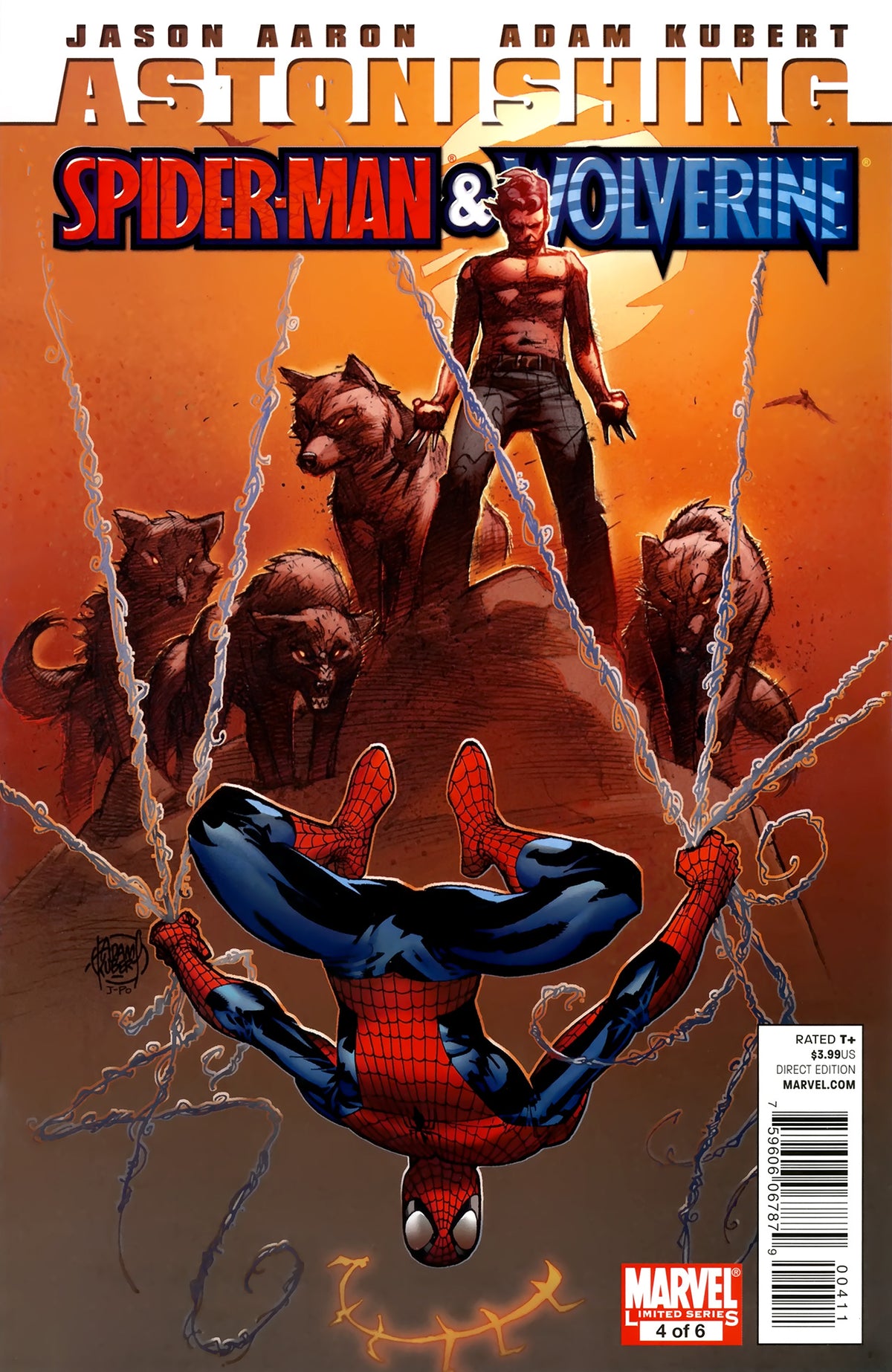 Astonishing Spider-Man & Wolverine #4 CVR A Marvel 2010 VF