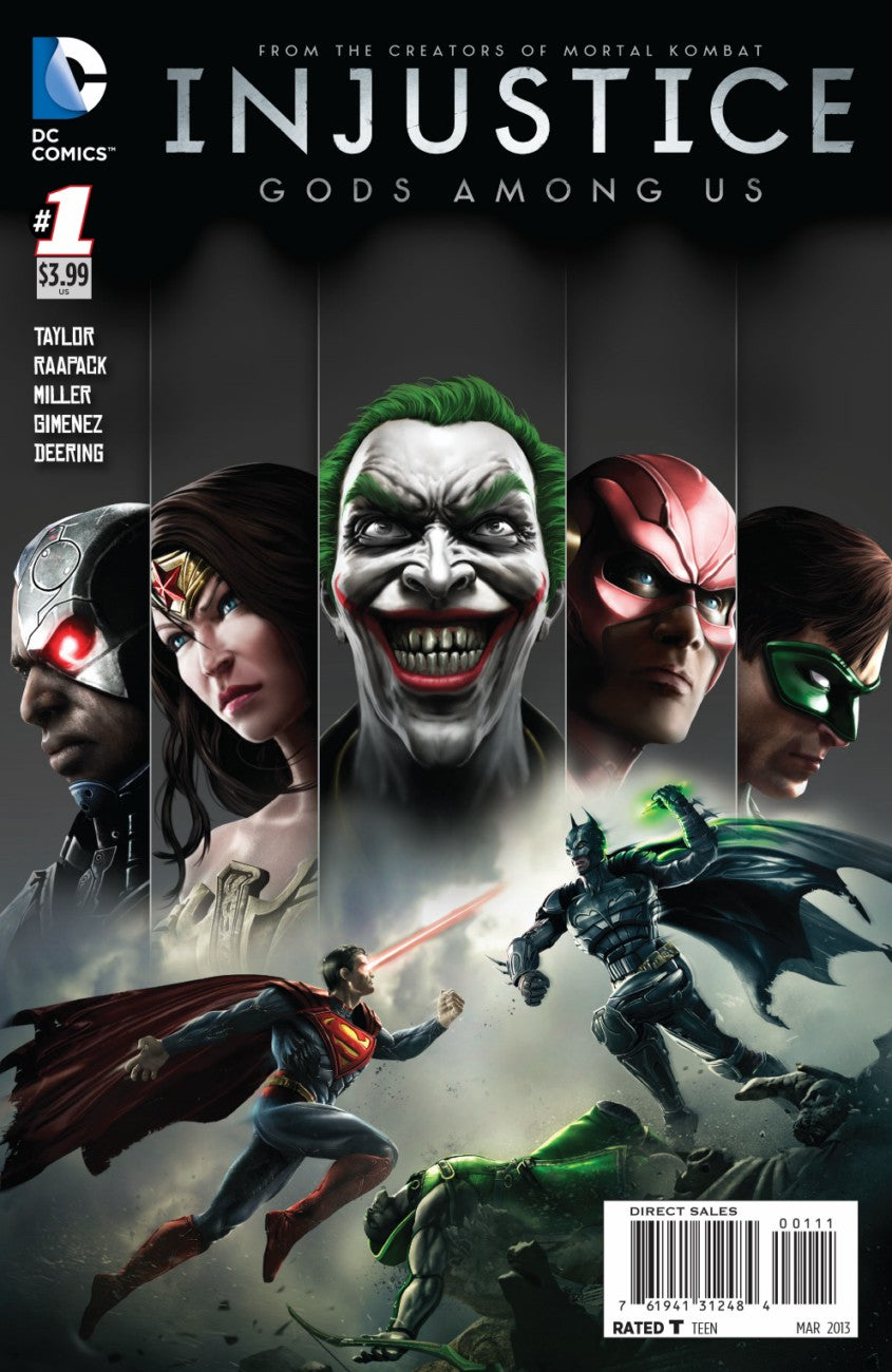 Injustice: Gods Among Us #1 CVR A DC Comics 2013 FN