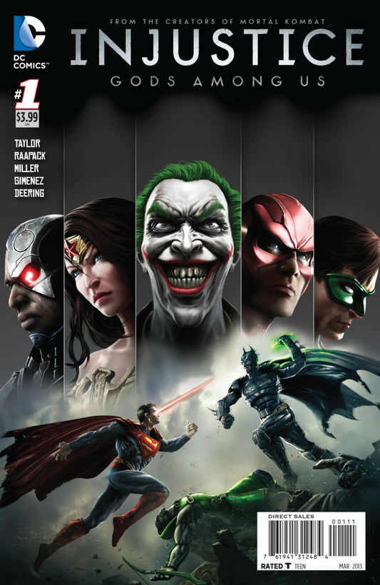 Injustice: Gods Among Us #1 CVR A DC Comics 2013 FN