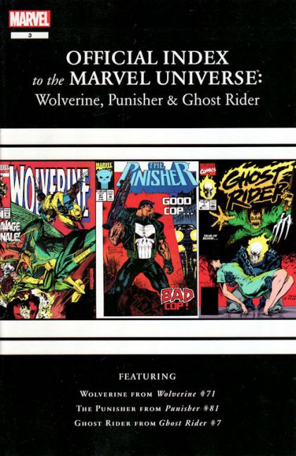 Wolverine, Punisher & Ghost Rider: Official Index to the Marvel Universe #3 2011