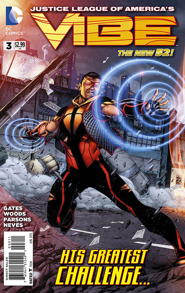 Justice League of America's Vibe #3 CVR A DC Comics 2013 VF